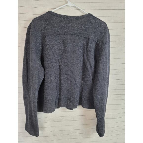 Cabi My Fair Wool Cardigan Jacket in Gray Sweater¡, sz Large - Picture 7 of 11